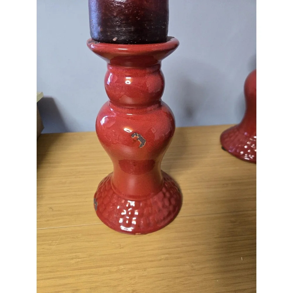 Ceramic Pillar Candle Holders With‎ 